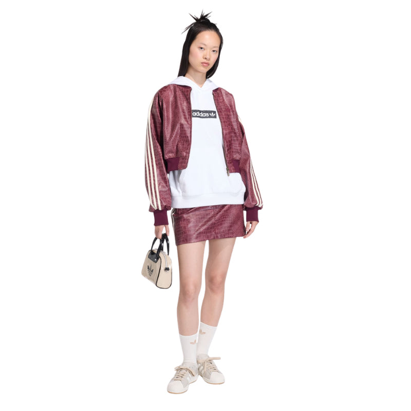 Pleather Jacket Maroon