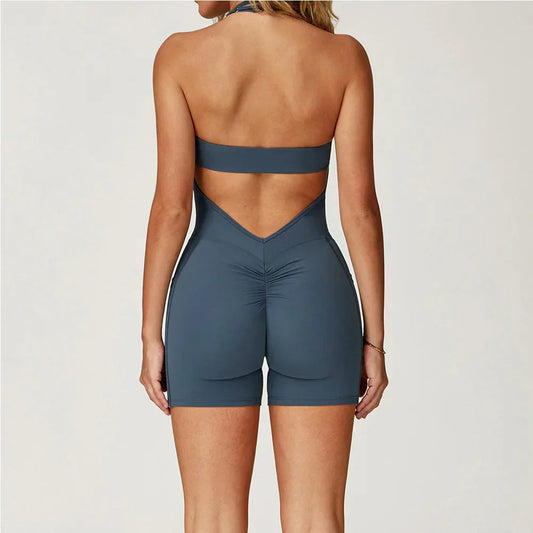 Jumpsuit Women Bodysuits Gym Set Push Up Workout Clothes Fitness Sportswear Sports Yoga Suit Quick Drying Sports Yoga Clothing