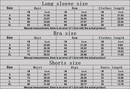 2/3PCS Yoga Set Gym Clothes Sportswear Yoga Suits Women Long Sleeve Jacket Fitness Set Tracksuits Sports Bra Gym Sports Shorts