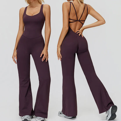 Gym Set Women Tracksuit Yoga Suit Sportswear Women Suit Sports Jumpsuit Fitness Rompers Stretch Female Push Up Workout Bodysuits