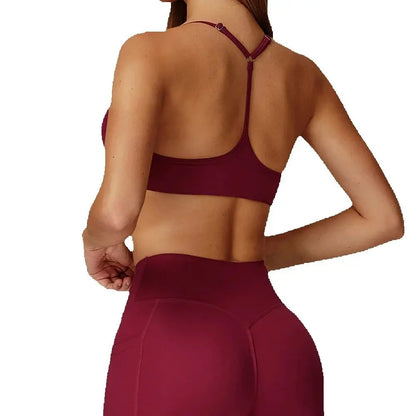 Sport Bra Women Yoga Bra Running Vest Gym Workout Underwear Padded Crop Tops Female Sportswear Brassiere Push Up Fitness Bras
