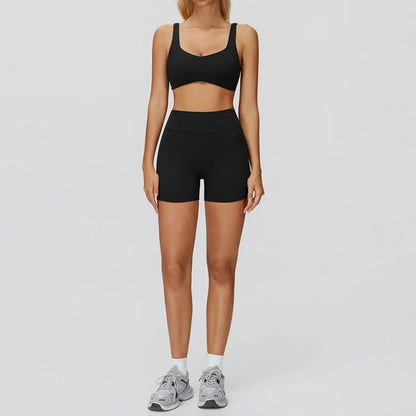 Yoga set 2 pieces women's sportswear gym clothes exercise running fitness set