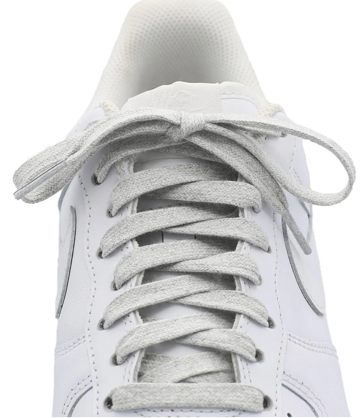 Cotton Heather Gray Shoelaces