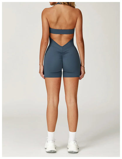 Jumpsuit Women Bodysuits Gym Set Push Up Workout Clothes Fitness Sportswear Sports Yoga Suit Quick Drying Sports Yoga Clothing