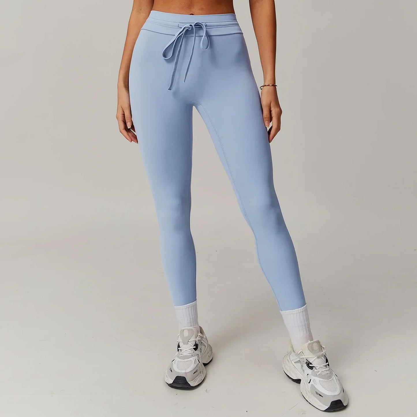 Women Gym Leggings Workout Yoga Sports Pant Stretchy High Waist Straps Leggings Fitness Tights Sports Push Up Activewear Pants