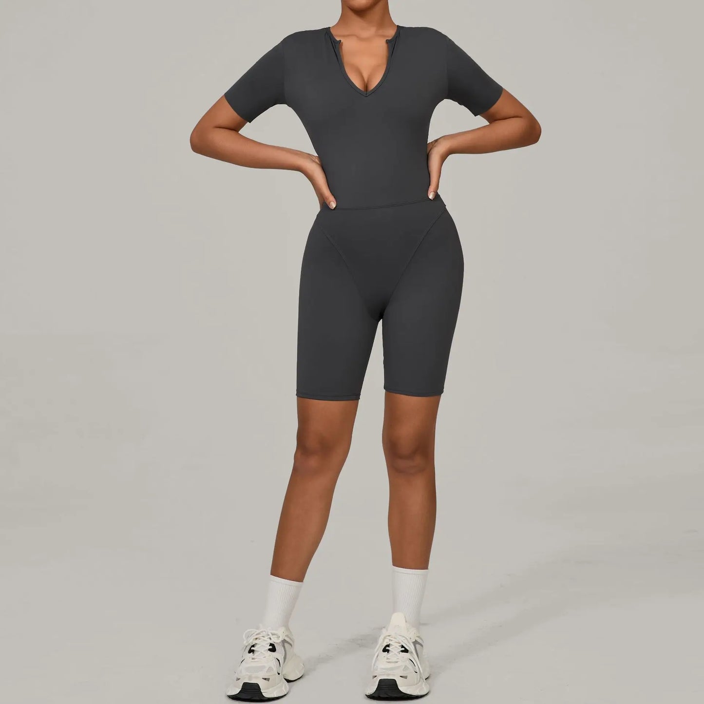Summer Jumpsuits Short Sleeve Yoga Bodysuit Women Yoga Set Gym Tracksuit Push-up Rompers Workout Clothes Dance Fitness Bodysuit