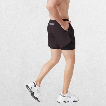 GPW High-Performance Men’s Running Shorts | Built-in Compression & Pocket