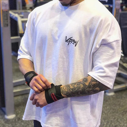 GPW Men's Oversized T-Shirt - Casual Gym Bodybuilding Top