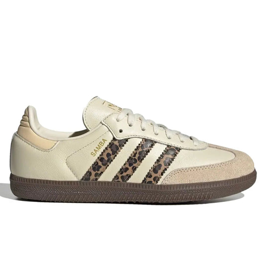 Samba OG GS Leopard Cream White